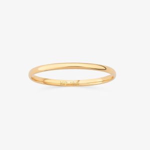 Aliança Anatômica em Ouro Amarelo 18k - 1,4 mm