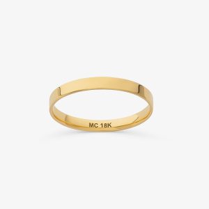 Aliança em Ouro Amarelo 18k - 2,3 mm