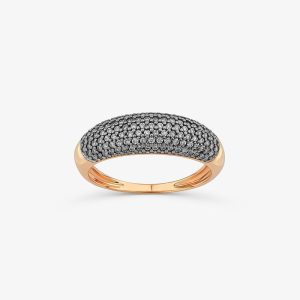 Anel com Diamante em Ouro Rosé 18k