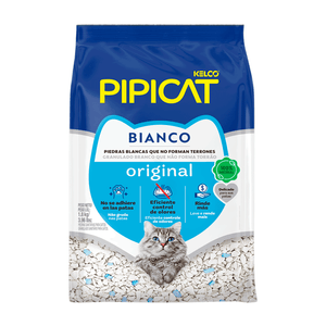 Areia Pipicat Bianco para Gatos - 1,8 kg