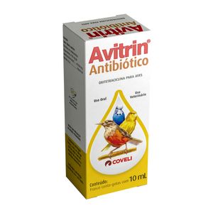 Avitrin Antibiótico para Pássaros - 10 ml