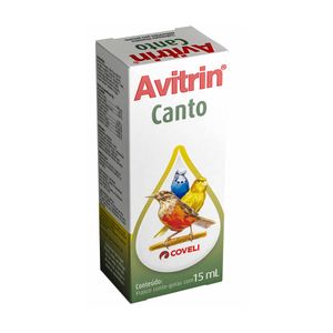 Avitrin Canto Coveli para Pássaros - 15 ml