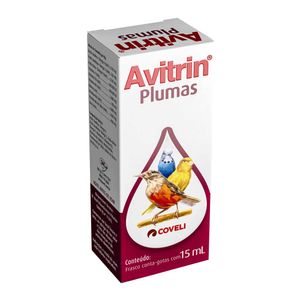 Avitrin Plumas Suplemento para Pássaros - 15 ml