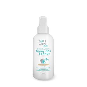 Banho a Seco 1 Mês+ Spray dos Sonhos Soft Care Baby - 120 ml