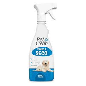 Banho a Seco Pet Clean para Cães e Gatos - 500 ml