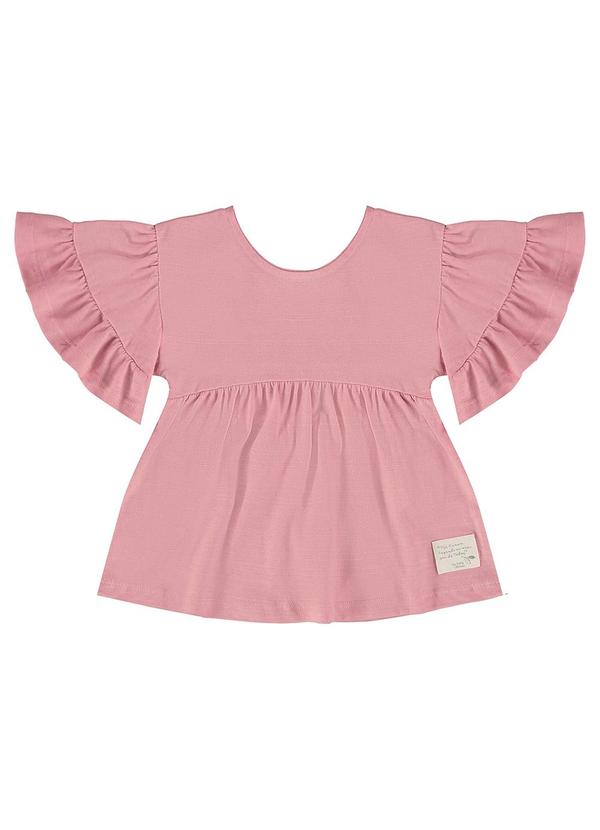 Bata Infantil para Menina Nature Rosa
