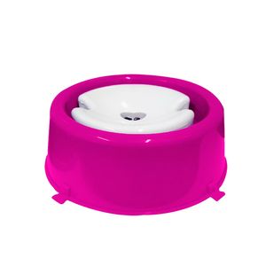 Bebedouro Classic Pelos Longos Furacão Pet Rosa - 1 L
