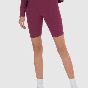 Bermuda Ciclista Cotton Feminina Roxo