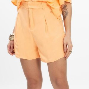 Bermuda Feminina Laranja