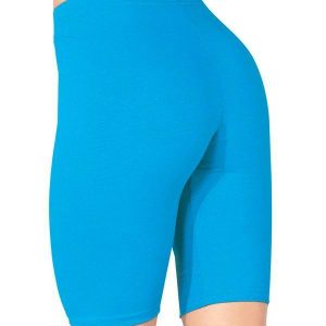 Bermuda Modelo Ciclista em Cotton Azul