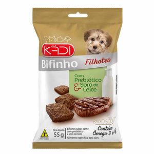 Bifinho Cães Filhotes Carne Kadi - 55 g
