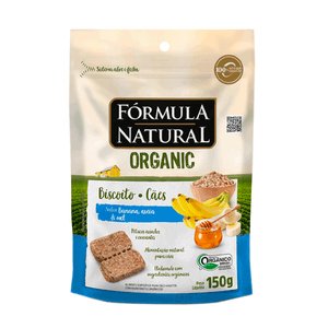 Biscoito Fórmula Natural Organic Cães Adultos Banana - 150 g