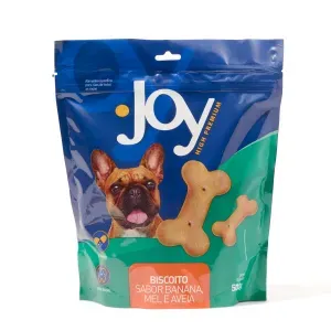 Biscoito Joy para Cães Adultos Banana, Mel e Aveia - 500 g
