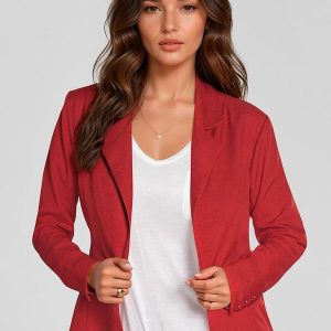 Blazer Alfaiataria Vermelho