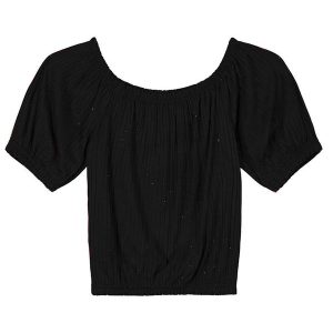 Blusa Ciganinha Infantil Preto
