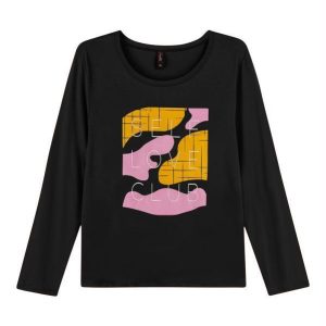 Blusa Feminina Adulto Preto