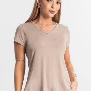 Blusa Feminina Básica Marrom