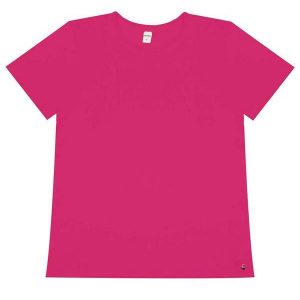 Blusa Feminina Básica Visco Tricot Rosa