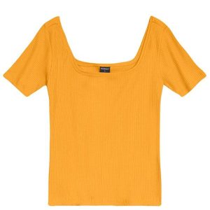 Blusa Feminina Canelada Amarelo