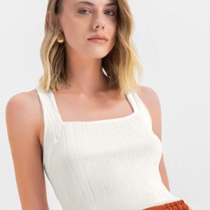 Blusa Feminina Canelada Bege