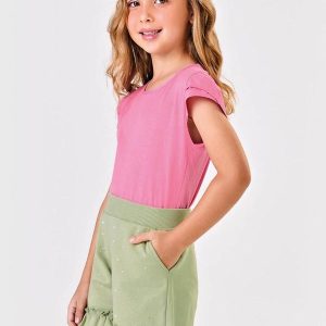 Blusa Feminina Infantil Rosa