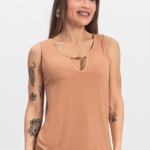 Blusa Feminina Lisa Marrom
