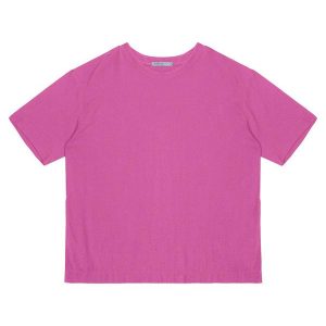 Blusa Feminina Manga Curta Rosa