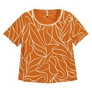 Blusa Feminina Minimalista Laranja