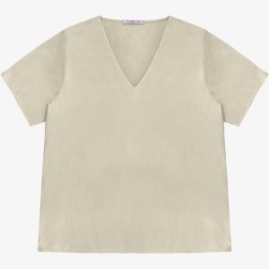Blusa Feminina Plus Size Bege
