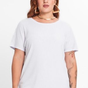 Blusa Feminina Plus Size Branco