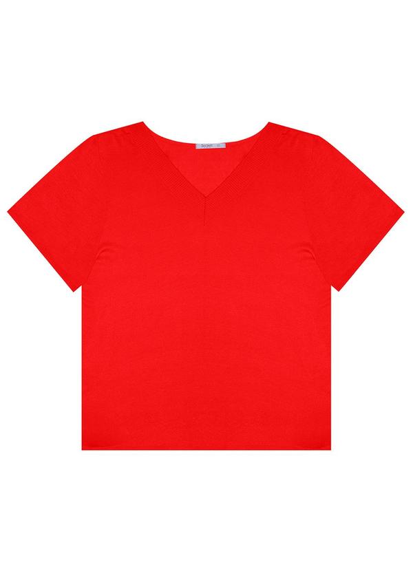 Blusa Feminina Plus Size Laranja