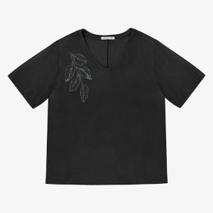 Blusa Feminina Plus Size Preto