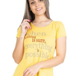 Blusa Feminina Possible Amarelo