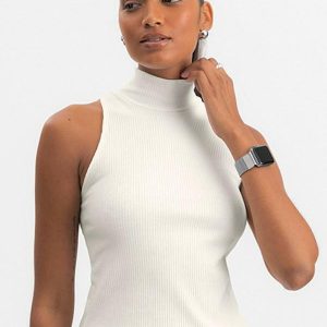 Blusa Feminina com Gola Alta Natural