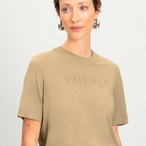 Blusa Feminina com Strass Marrom