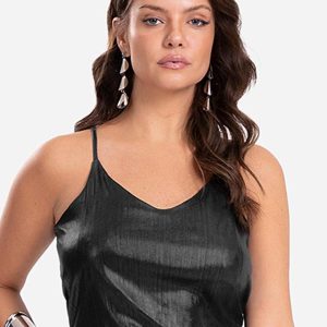 Blusa Feminina de Alça Preto