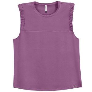 Blusa Feminina em Moletinho Roxo