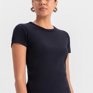 Blusa Feminina em Ribana Preto