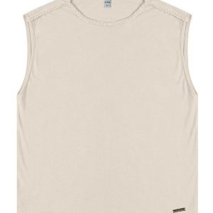 Blusa Feminina em Visco Creponada Bege