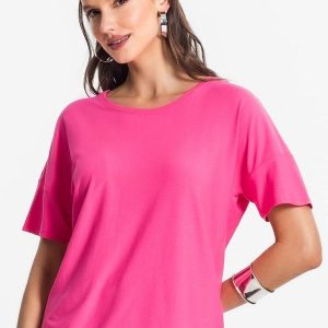 Blusa Feminina em Viscose Rosa