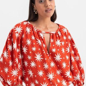 Blusa Feminina em Viscose Vermelho
