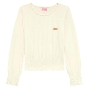 Blusa Infantil Blusa e Legging Suplex Bege