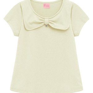 Blusa Infantil Menina Bege