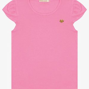 Blusa Infantil Menina Cotton Leve Rosa