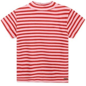 Blusa Infantil Menina com Estampa Listrada Rosa