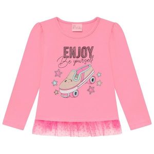 Blusa Infantil em Rosa