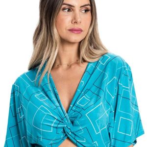 Blusa Liganete Feminina Azul