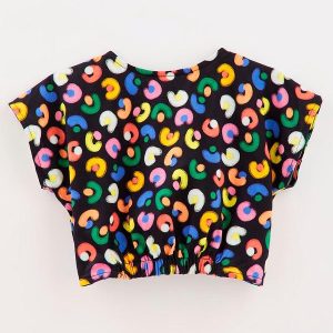 Blusa Malha Manchadinha Preto