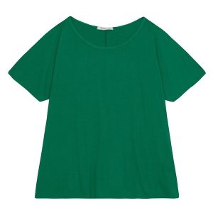 Blusa Manga Curta Feminina Plus Size Verde