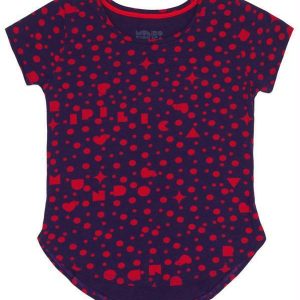 Blusa Manga Curta Menina Mundo Ripilica Azul